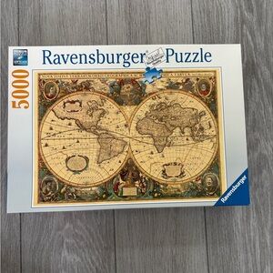Ravensburger puzzle - Antique World Map - 5000 pieces, NIB and sealed.